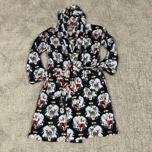 Vera Bradley Holiday Womens Sm Med Bathrobe Hooded Reindeer Christmas Ornaments